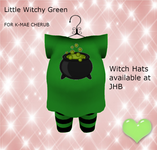 *HEB*Little Witchy Green