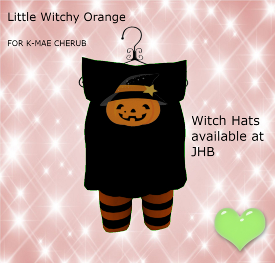 *HEB*Little Witchy Orange