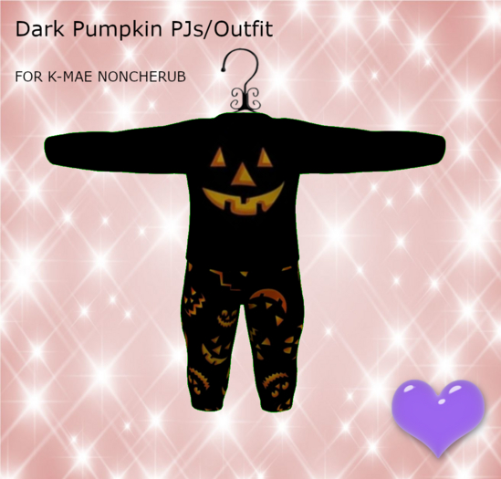 *HEB*Dark Pumpkin PJs/Outfit NC