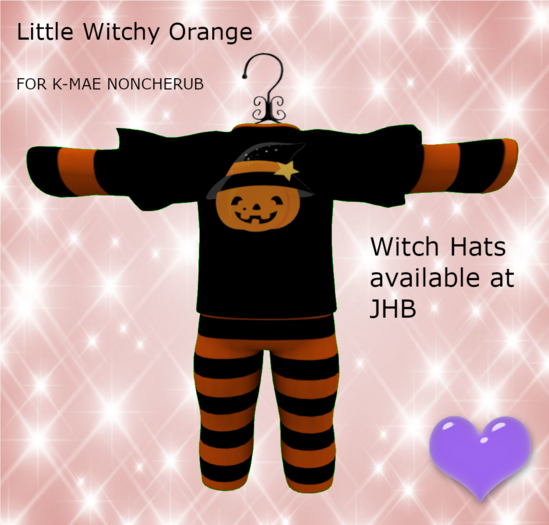 *HEB*Little Witchy Orange NC