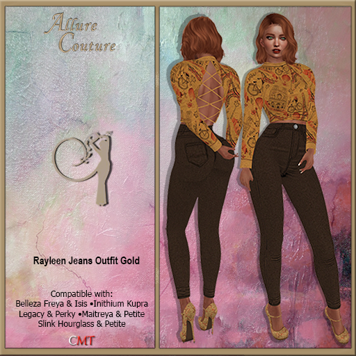 Rayleen Jeans Outfit Gold (Add)