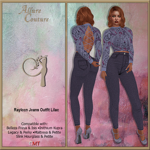 Rayleen Jeans Outfit Lilac (Add)