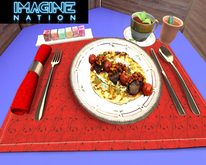 Imagine Middle East Placemat (Red)