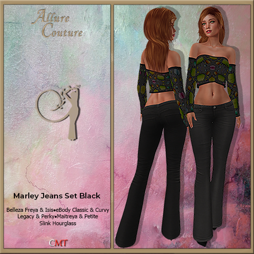 Marley Jeans Set Black (Add)