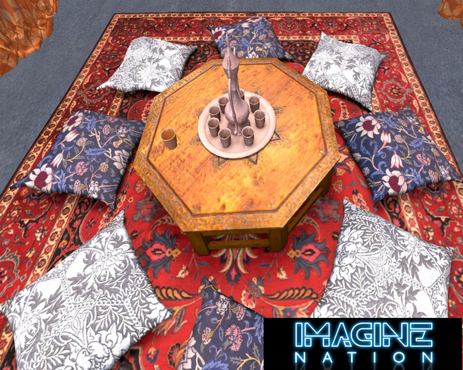 Imagine Arabic Dining Pillows 8 Seater