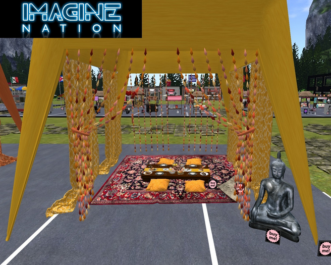Imagine Arabic Tent (Yellow)