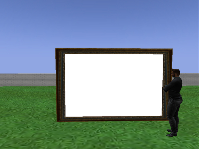 Blank frame for picture V1
