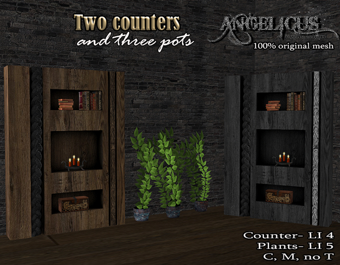 ::ANGELICUS:: 2 counter 3 plants