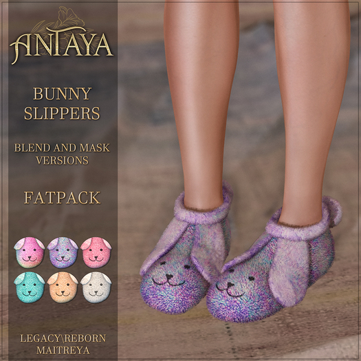 :: ANTAYA :: Bunny slippers FATPACK (wear)
