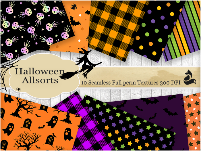 FF Halloween Allsorts Seamless Textures