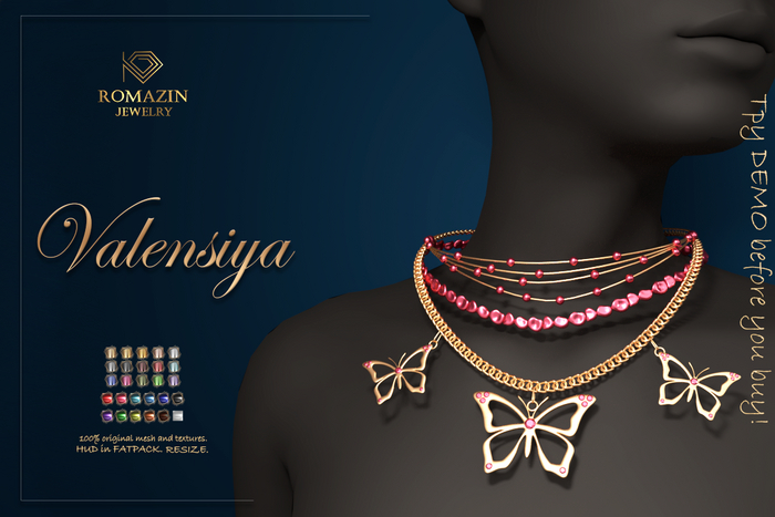 RJ - Necklaces <Valensiya>,FatPack