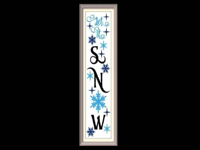 *6KW* FULL PERM Winter Porch Sign Texture #2
