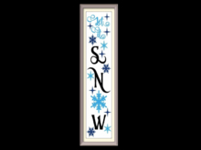 *6KW* FULL PERM Winter Porch Sign Texture #2