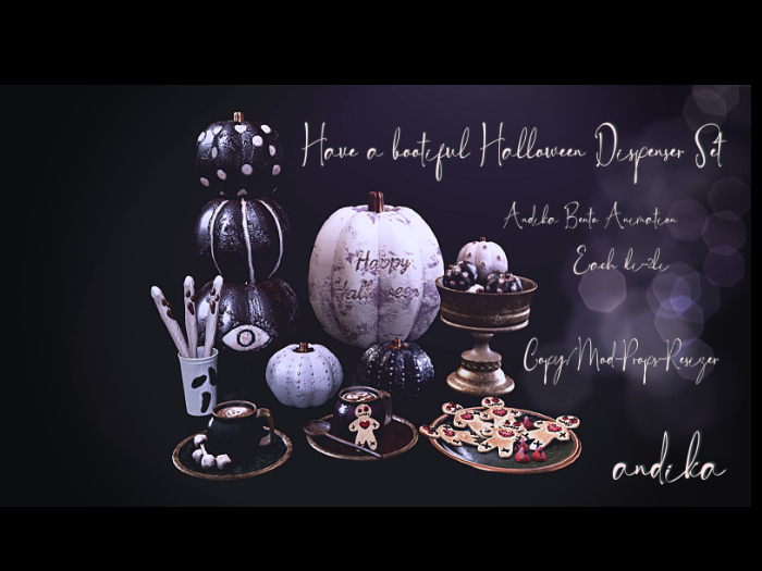 Wear//andika[Have a bootiful Halloween Dispenser Set]