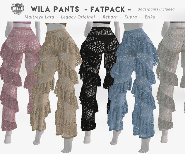 [Since1975] Wila Pants - FATPACK