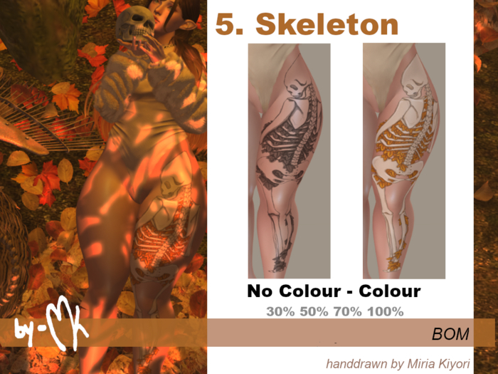 =MK= 5. Skeleton - tattoo