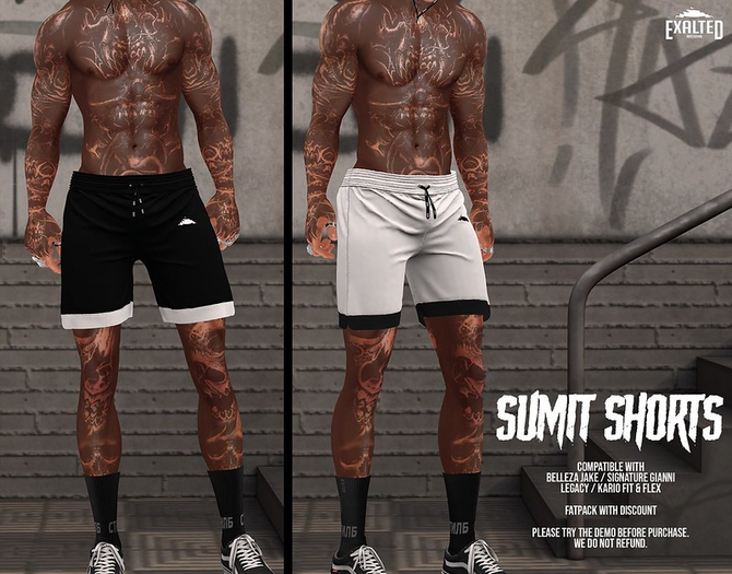 ExalteD - Sumit Shorts {Bell/Sign/Legacy/Kario} Red