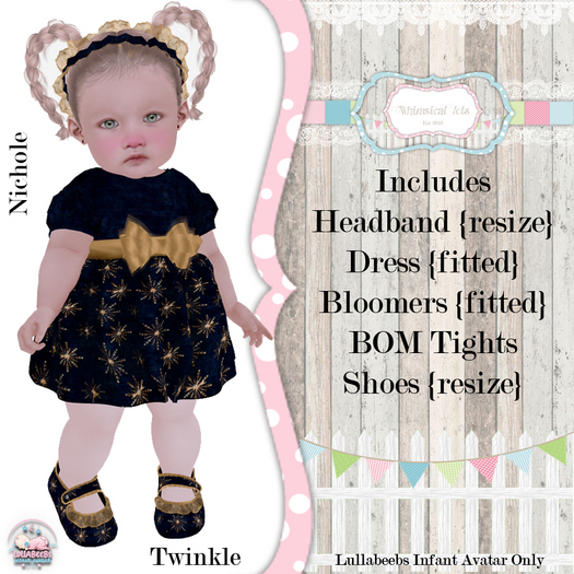 {WT} LB Infant Nichole Dress Twinkle {Wear Me}