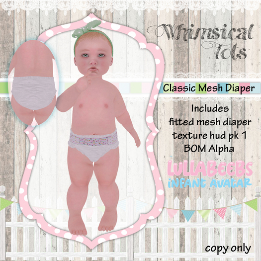 {WT} LB Infant Diaper {Wear me}