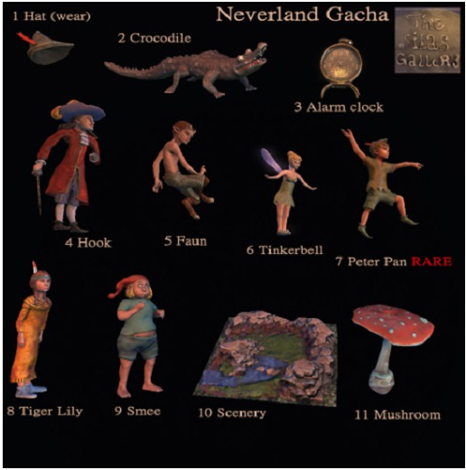 07 Neverland collectibles Peter Pan RARE