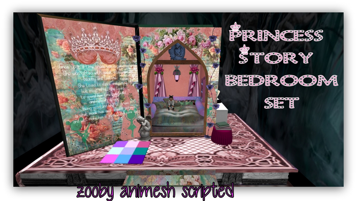 MERCI~PRINCESS STORY BED ZOOBY ANIMESH