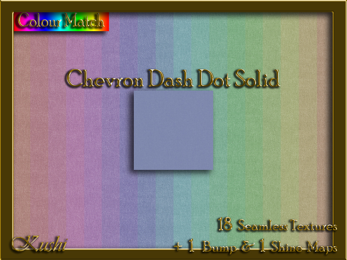 Chevron Dash Dot Solids Seamless Texture Set