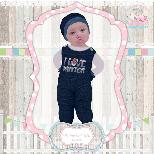 {WT} LB Infant Coveralls Love Winter {Wear Me}