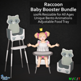 [Jester Inc.] Baby Booster Bundle - Raccoon!