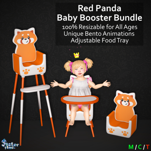 [Jester Inc.] Baby Booster Bundle - Red Panda!