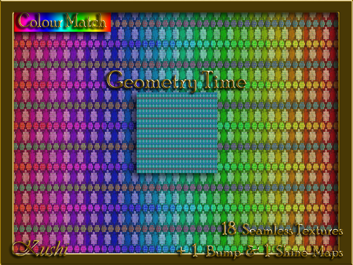 Geometry Time Seamless Texture Set