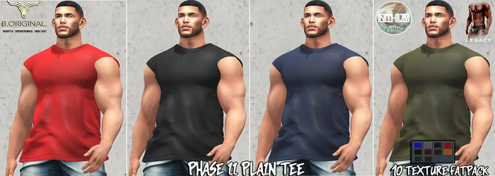 B.ORIGINAL. LEGACY PHASE II PLAIN TEE FATPACK DEMO