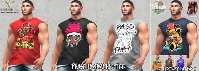 B.ORIGINAL. LEGACY PHASE II GRAPHIC TEE FATPACK DEMO