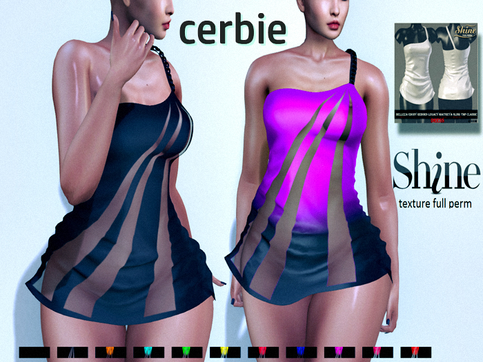 AJ   [SHINE FULL PERM] DRESS CERBIE   _TEXTURE FULL PERM