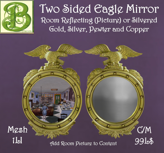 Two Sided Eagle Mirror, 1LI