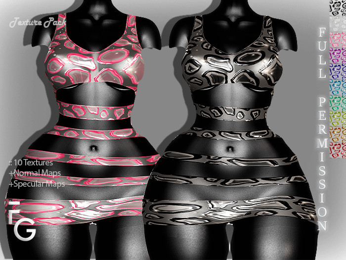 .Fragile. 10 Textures Full Perm for SHINE DRESS DELFINA