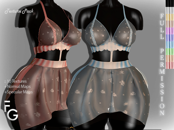 .Fragile. 10 Textures Full Perm 10 for SHINE DRESS KIARA