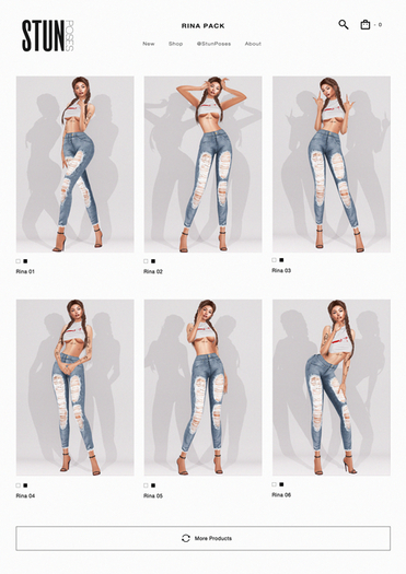 STUN - Pose Pack Collection Bento 'Rina' #164