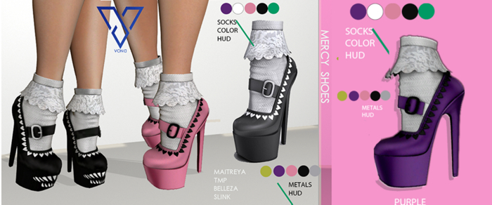 ::VOND BOX:: MERCY SHOES - PURPLE 