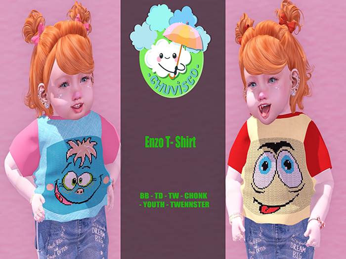 {chuvisco} Enzo Blue T-SHIRT {Bebe}