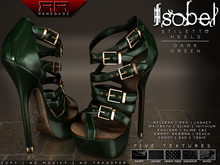 [Renegade] Isobel Platform Heels - Dark Green