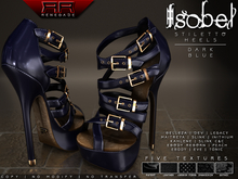 [Renegade] Isobel Platform Heels - Dark Blue