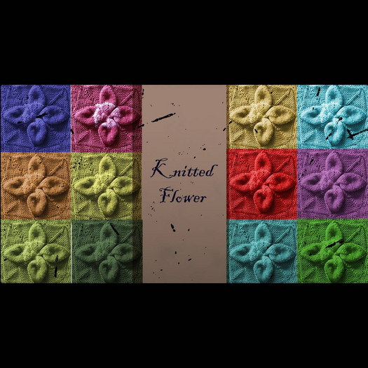 [PdW Bat] Knitted Flower (textures)