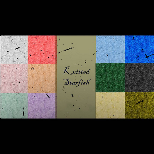 [PdW Bat] Knitted Starfish (textures)