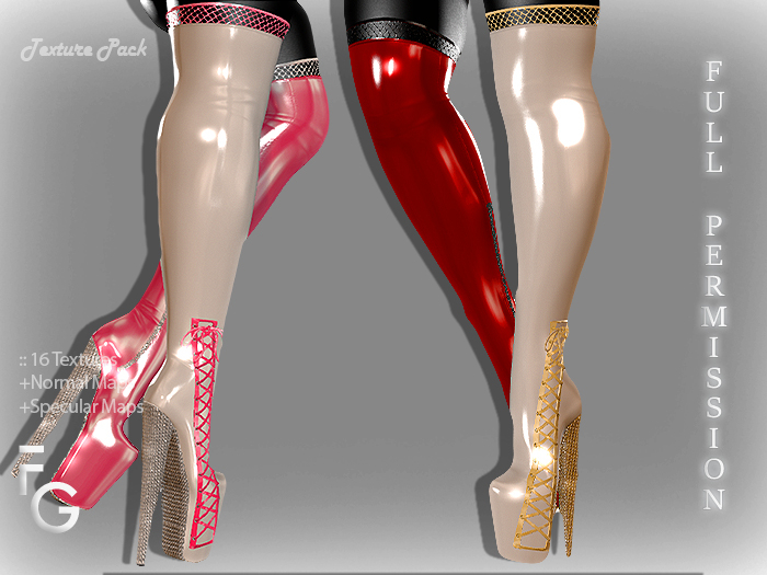 .Fragile. PACK I-16 Textures Full Perm  for MM Full Perm  Boots