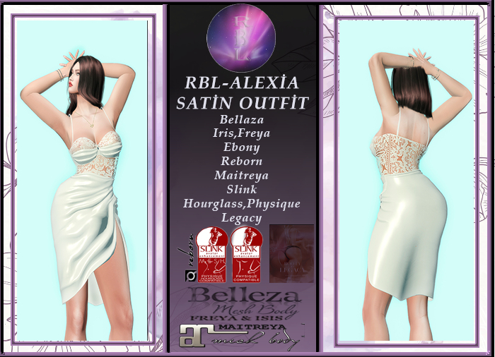 RBL -Alexia  Satin  Outfit