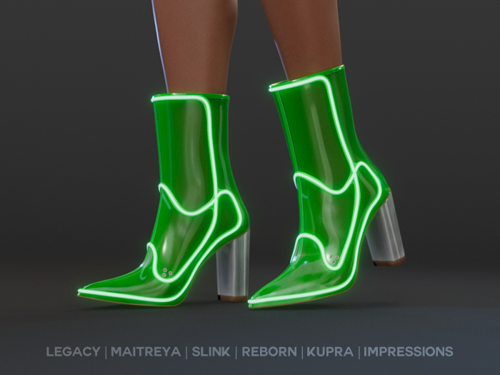 $NT Neon Booties LIME