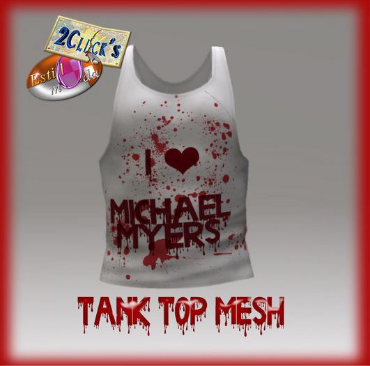 V&M TANK TOP  I LOVE MICHAEL  MYERS