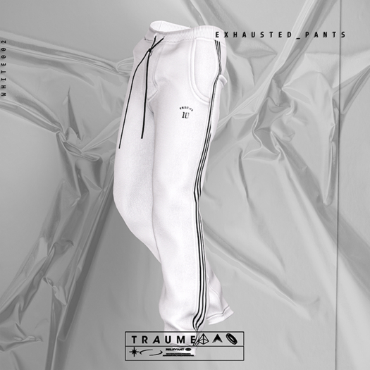 Traume_Exhausted Pants WHITE
