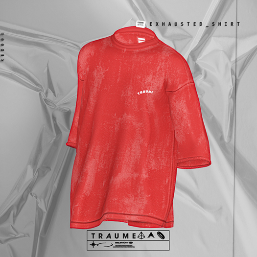Traume_Exhausted Shirt RED