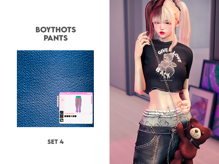 .:Fio's - Boythots Pants - set4:.